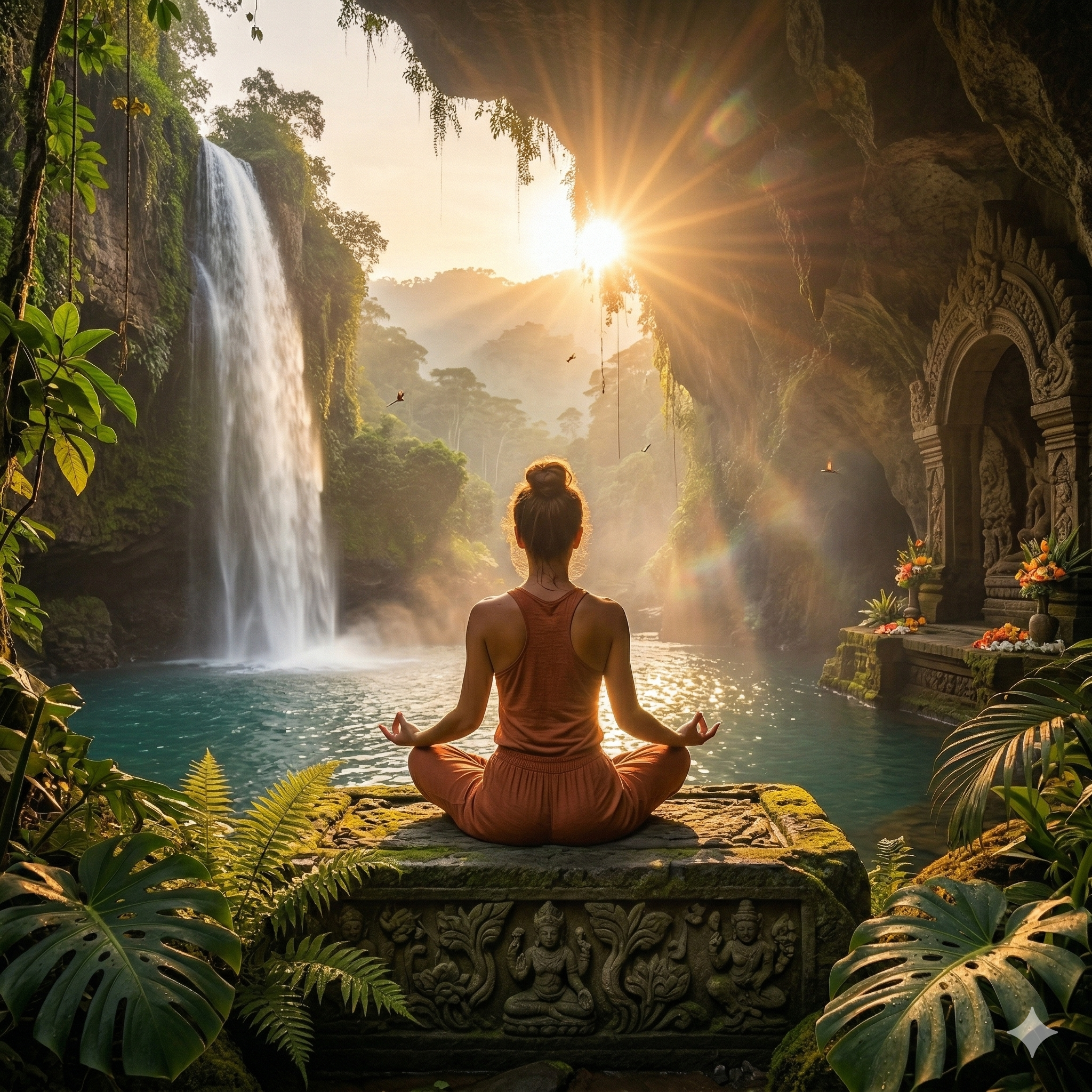 Calm wellness landscape